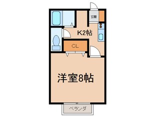 ＫＥコーポ小牧の物件間取画像